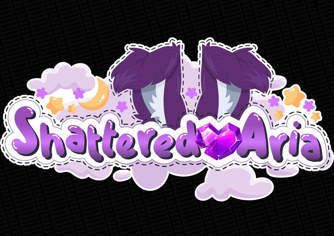 Shattered Aria logo design